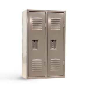 2 Wide Single Tier Short Locker