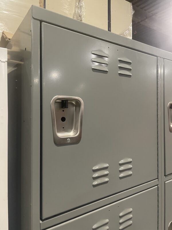 Triple-Tier All Welded Metal Lockers | 2-Wide | 24Wx24Dx76H