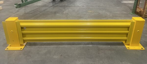 Yellow 6ft Single High Guardrail