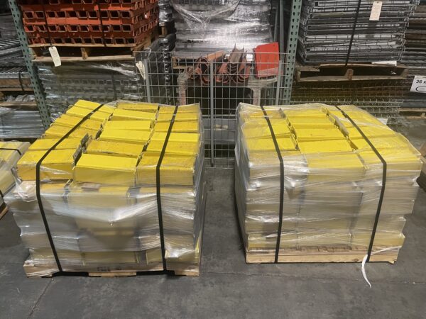 12" Yellow Post Protectors