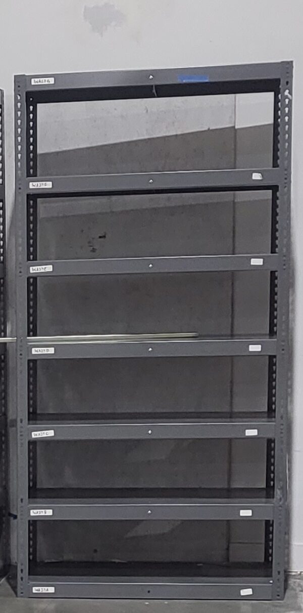 Assembled 48x24x96 Die Rack Shelving Unit with 7 Shelves