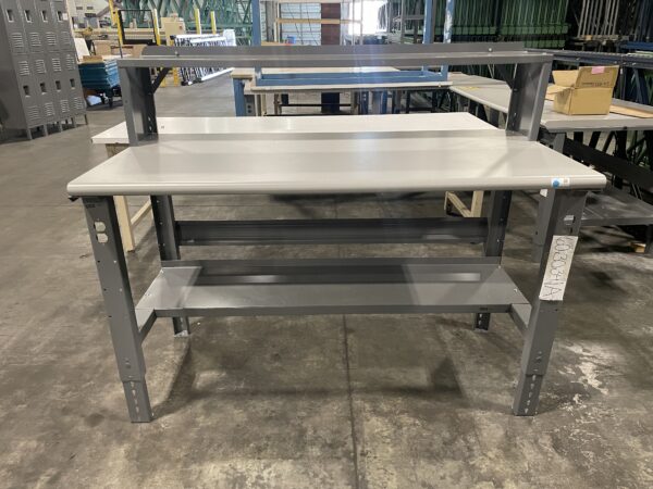 Used workbench with a used riser