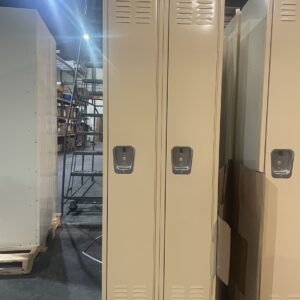 Brand new single tier metal lockers - 2-wide